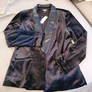 Anthropologie Velvet Blazer